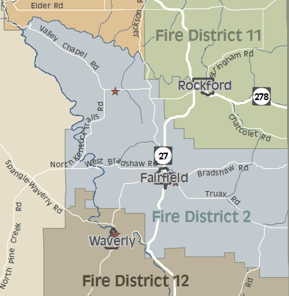 Spokane County Fire District Map